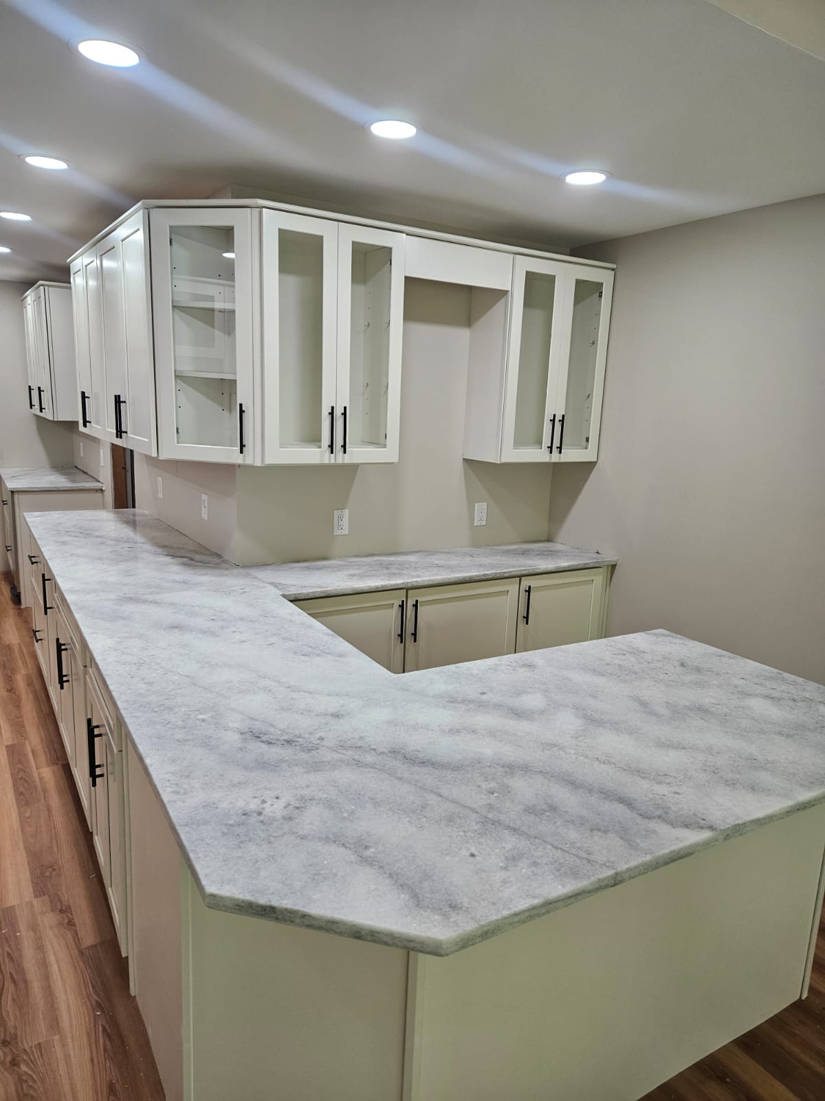 Granite kitchen counter